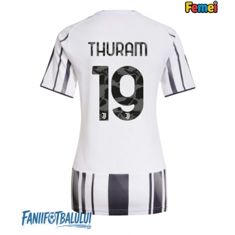 Juventus Khephren Thuram #19 Tricou Fotbal Replică 2025-26 Femei Acasa